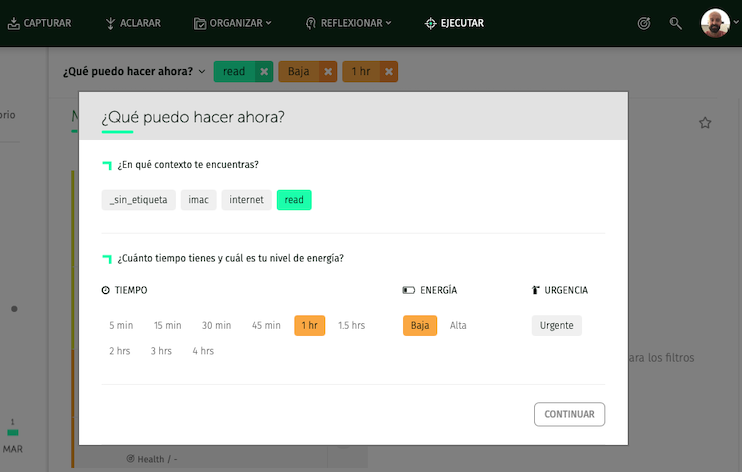 qué puedo hacer ahora